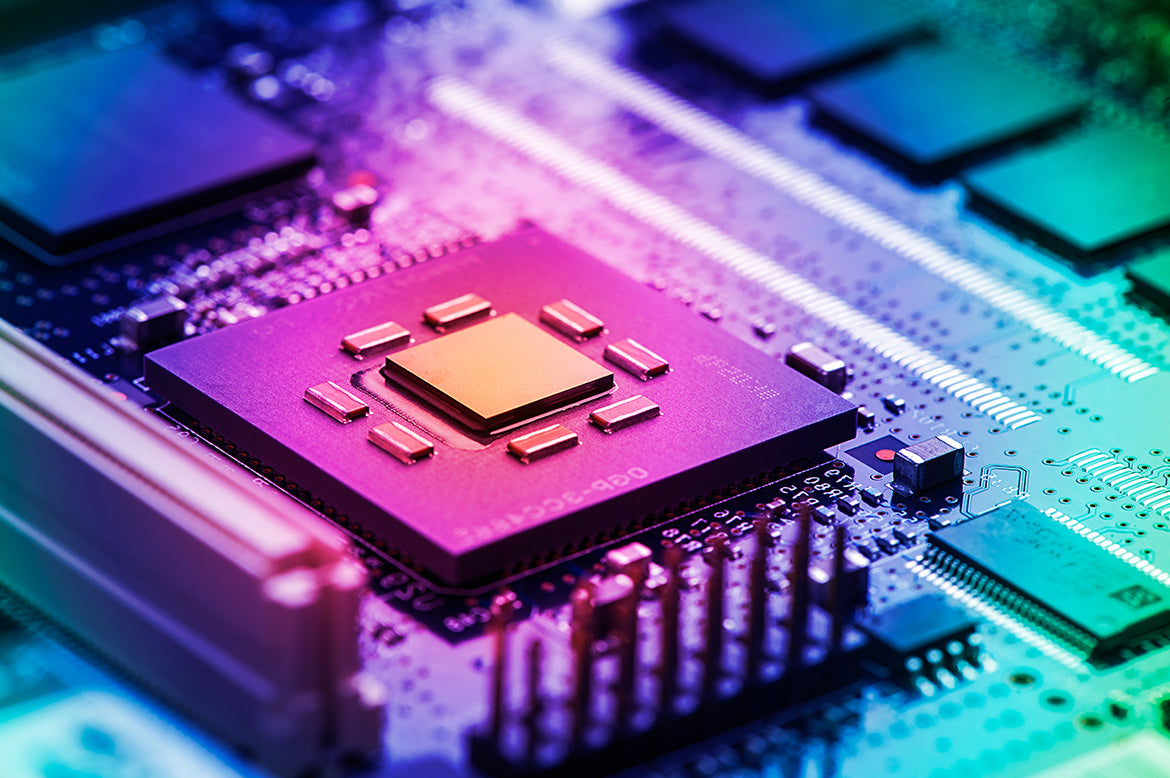 The motherboard controls everything from behind!
